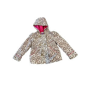 Pink Platitum SZ 5/6 girls raincoat animal print cheetah‎ pink